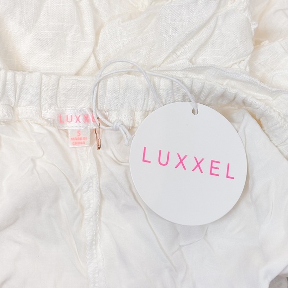 Luxxel White Ruffle Cutout Mini Dress - Picture 9 of 10